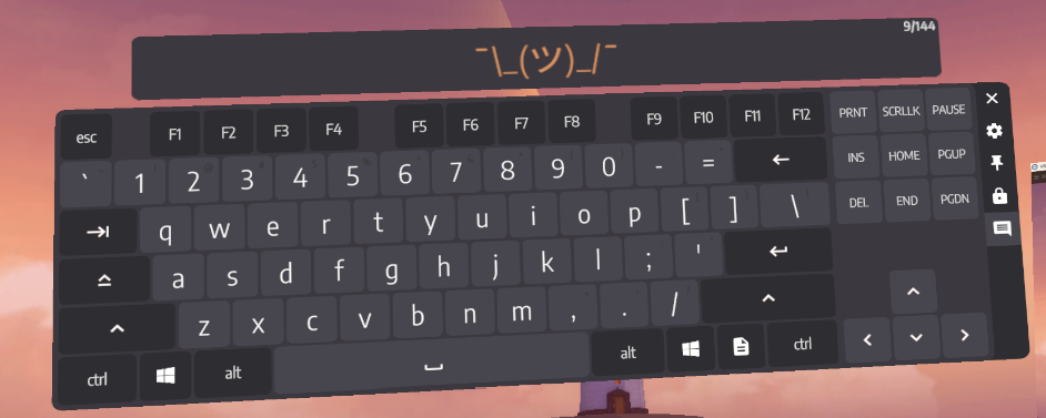 XSOverlay Keyboard OSC